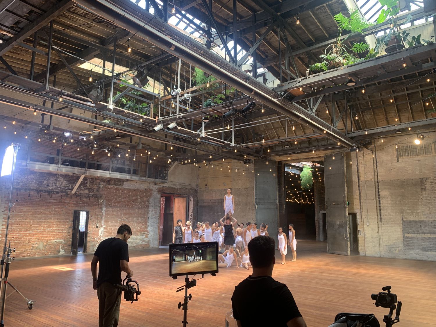 Behind the scenes