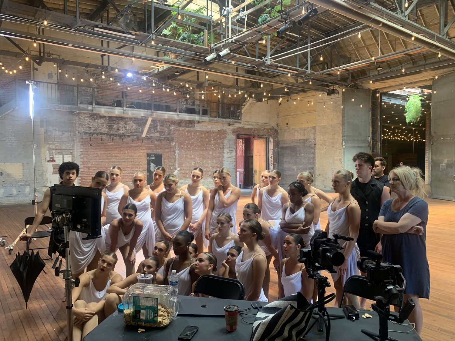 Behind the scenes