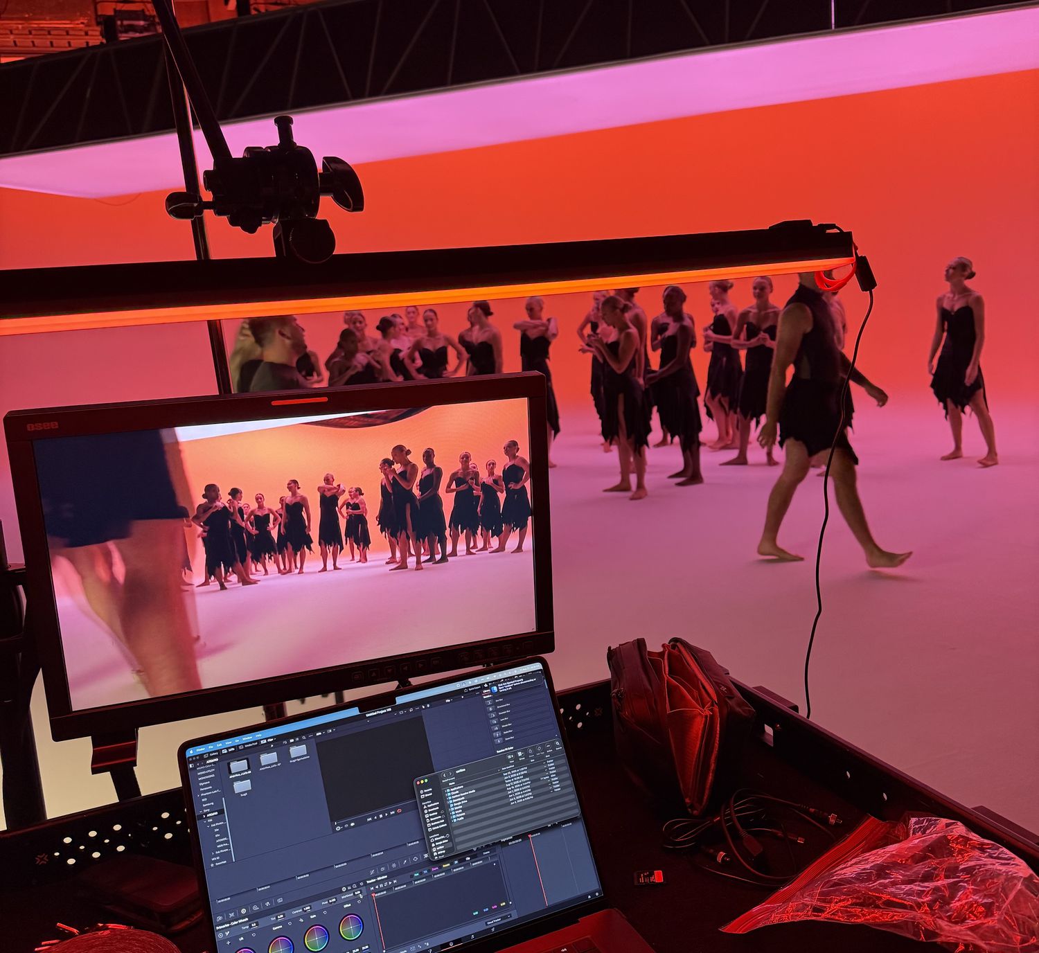 Behind the scenes